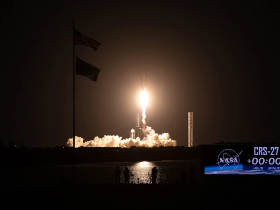 Photo of a rocket launch