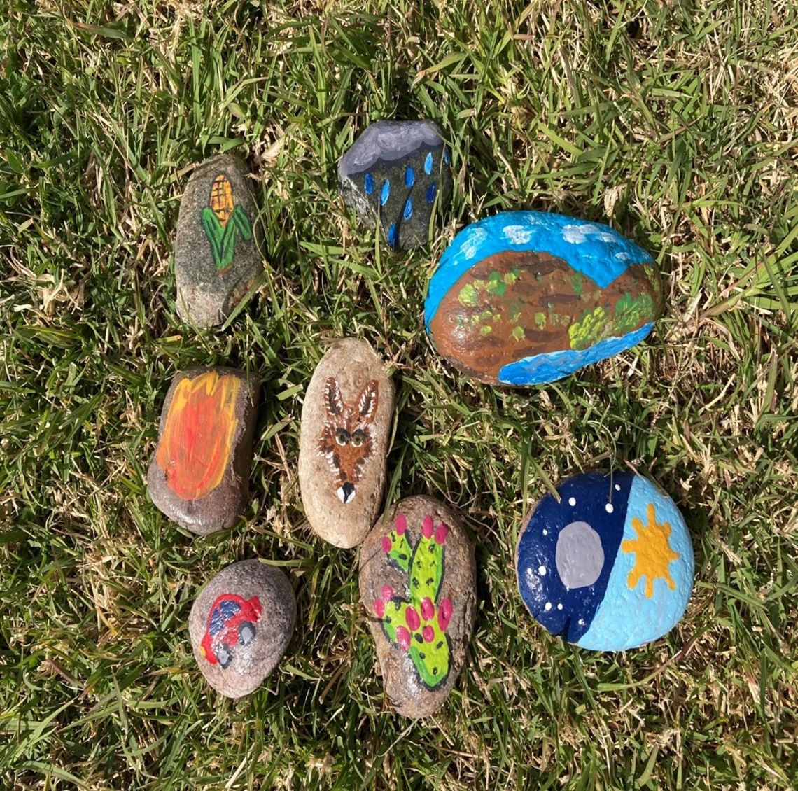 Painted stones