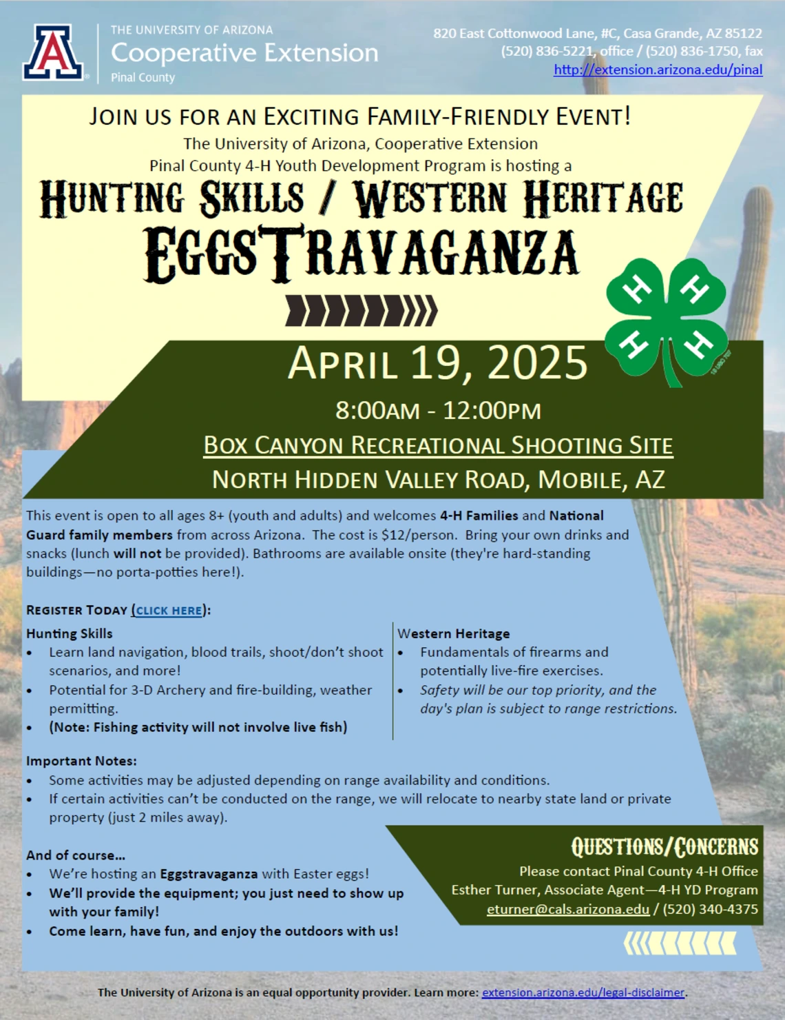 Eggstravaganza Flyer