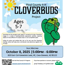 Cloverbuds Flyer
